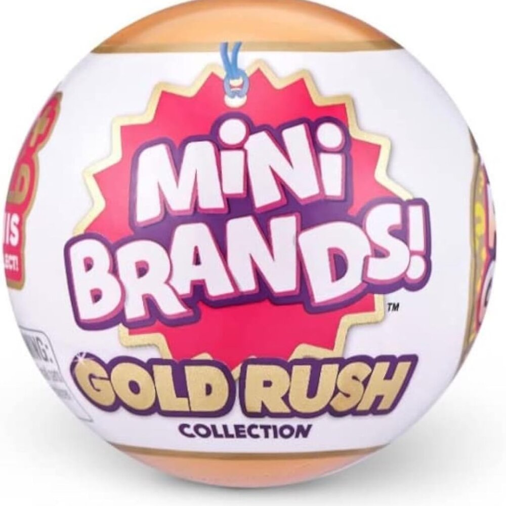 ZURU Mini Brands Gold Rush Capsule – New & Sealed ✨